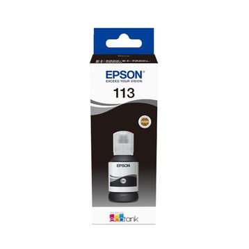 Epson 113 inktfles zwart (origineel), Verzenden, Nieuw, Cartridge, Epson