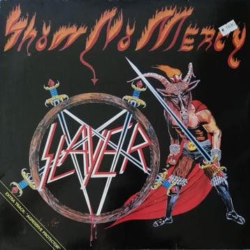 LP gebruikt - Slayer - Show No Mercy (Europe, 1984), Verzenden, Zo goed als nieuw, Overige formaten