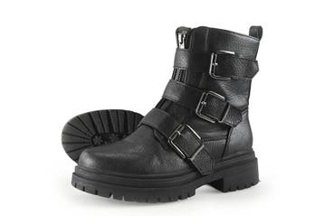 DSTRCT Biker boots in maat 36 Zwart, Verzenden, Zwart, Overige typen, DSTRCT