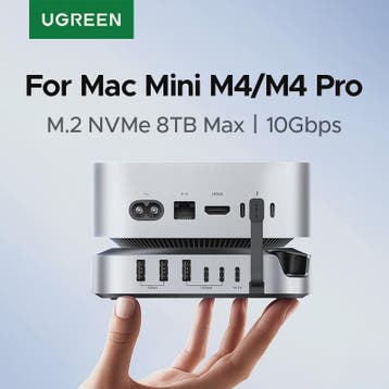 UGREEN Docking Station & M.2 NVMe SSD Enclosure voor Mac Min, Verzenden, Nieuw