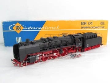 Roco H0 - 04119 A - Stoomlocomotief met tender (1) - BR01 -, Nieuw