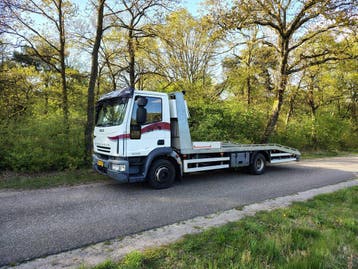 Veiling: Autotransporter Vrachtwagen Iveco Eurocargo ML120E2, Iveco, Wit, BTW verrekenbaar, Handgeschakeld