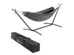 Veiling - Hangmat - Antraciet - Incl. Onderstel & Opbergtas, Tuin en Terras, Nieuw