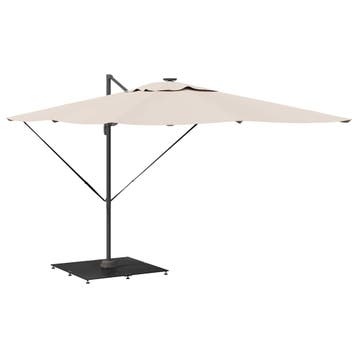 vidaXL Parasolvoet 52 kg Zwart Staal Vierkant Verstelbaar, Verzenden, Nieuw, 1 tot 2 meter, Parasolvoet