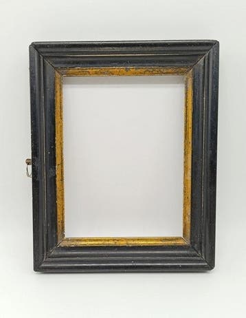 Lijst - Bladgoud, zwart eboniseerd