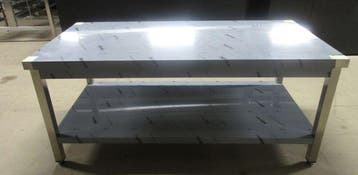 RVS Tafel, Werktafel B140 x D70 x H60cm, NIEUW, Zakelijke goederen, Horeca | Keukenapparatuur, Gebruikt