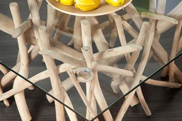 Salontafel DRIFTWOOD 60cm rek zonder glasplaat - 19806-1, Ophalen of Verzenden, Nieuw