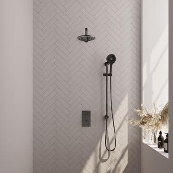 Brauer Gunmetal Edition Thermostatische Regendoucheset, Ophalen of Verzenden, Nieuw