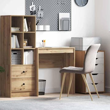 vidaXL Bureau Artisan Eiken 70 x 40 x 76 cm, Verzenden, Nieuw