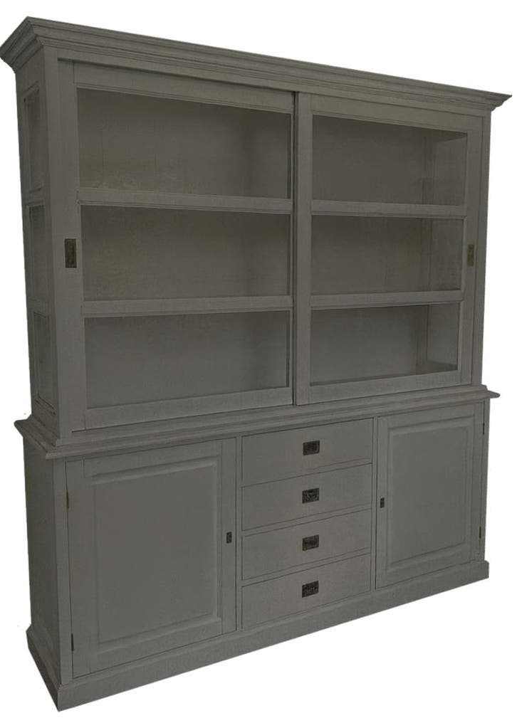 Buffetkast bazaltgrijs Bavel 200cm, Huis en Inrichting, Kasten | Buffetkasten, Ophalen of Verzenden