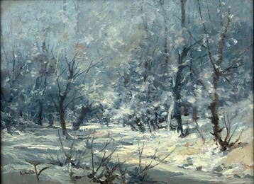 Amedeo Solaro (1881-1956) - Bosco d’inverno