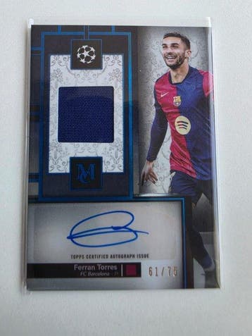 2024/25 Topps Museum Collection UEFA Ferran Torres 61/75, Nieuw