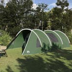 vidaXL Tunnel Tent 5-Person met dak Groen en Wit 805 x 405 x, Verzenden, Nieuw