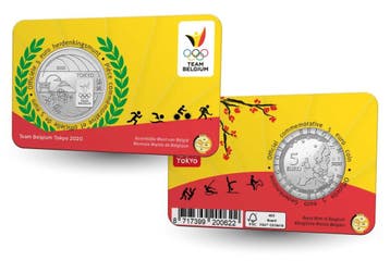 België 5 euro Team België 2020 coincard, Verzenden