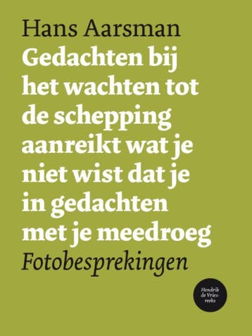 3652 | Hans Aarsman | Nieuw, Ophalen of Verzenden, Nieuw, Hans Aarsman