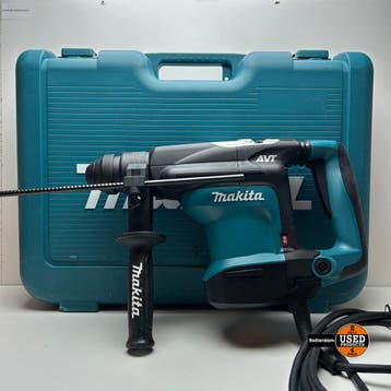 Makita HR3210C 230V Combihamer, Verzenden, Gebruikt