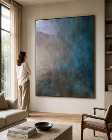 Sonia J. ( Portugal, 1971) - Blue Rain Ashes N. III  -