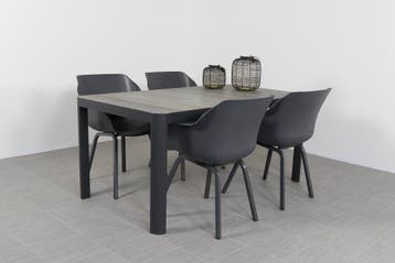 Hartman Sophie Element/Queens 160 cm. tuinset – 5-delig, Verzenden, Nieuw, Overige materialen, Tuinset
