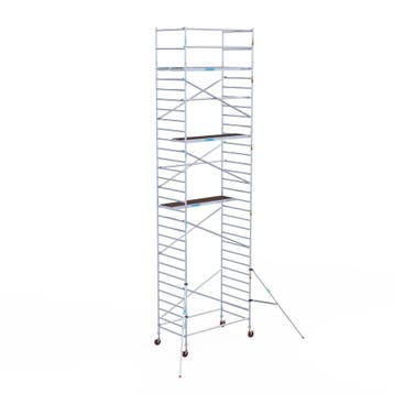 Tweedehands rolsteiger Euroscaffold 135x250 10,2m werkhoogte, Verzenden, Nieuw, Rolsteiger of Kamersteiger, 5 meter of hoger