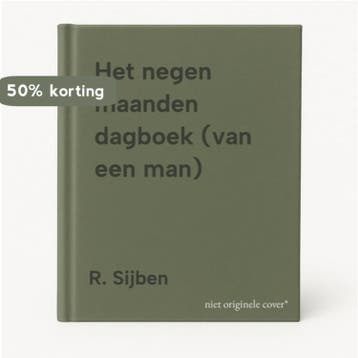 Het negen maanden dagboek (van een man) - R. Sijben, Verzenden, Zo goed als nieuw, R. Sijben