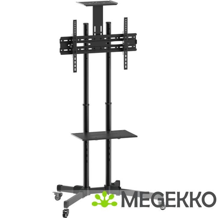 Equip 650603 70  Portable flat panel floor stand Zwart flat, Computers en Software, Overige Computers en Software, Nieuw, Verzenden