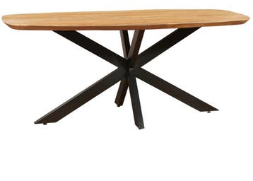 (Zie Beschrijving) Ronde en Ovale Eettafels mangohout, Ophalen, Overige materialen, 100 tot 150 cm, Nieuw