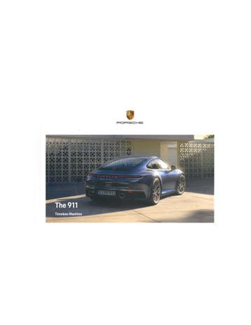2021 PORSCHE 911 CARRERA | 911 TARGA HARDCOVER BROCHURE, Boeken, Nieuw, Porsche, Author