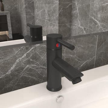 vidaXL Wastafelkraan 130x176 mm grijs, Doe-het-zelf en Verbouw, Verzenden, Nieuw