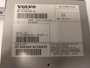 Radio versterker Volvo V70 O172956, Auto-onderdelen, Ophalen of Verzenden, Nieuw