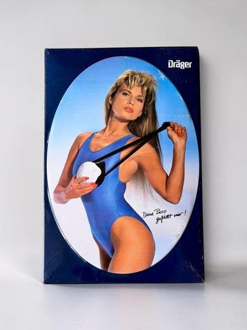 Dräger - Reclamebord - jaren tachtig - 58x40cm - - Metaal