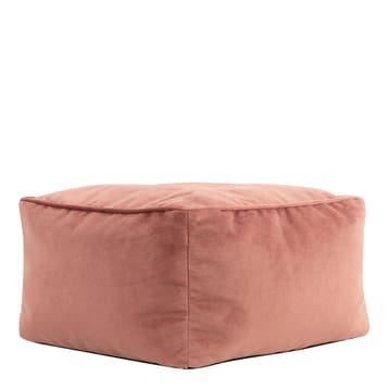 Amara Velvet Poef - Lichtroze, Verzenden, Nieuw