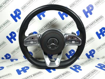 Stuurwiel A-klasse w177 AMG Alcantara +airbag leder, Ophalen of Verzenden, Gebruikt, Mercedes-Benz