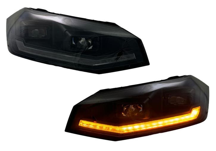 Koplampen VW Polo VI 2G 17-20 LED Dynamic Zwart, Auto-onderdelen, Overige Auto-onderdelen, Ophalen of Verzenden
