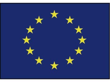 Raad van europa vlag (blauw met gele sterren), Watersport en Boten, Ophalen of Verzenden, Nieuw, Zeilboot of Motorboot