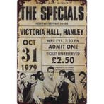 Wandbord - The Specials – Victoria Hall 1979, Verzamelen, Ophalen of Verzenden, Nieuw, Poster, Artwork of Schilderij