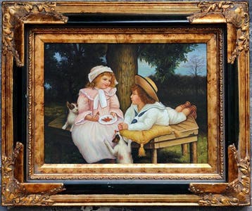 Frederick MORGAN (1847/56-1927) Dans le goût de - Les petits, Antiek en Kunst