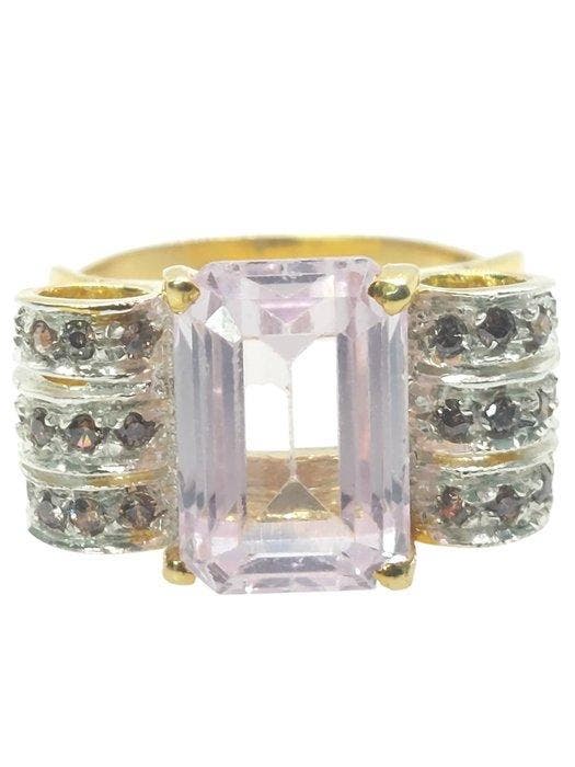 Zonder minimumprijs - Ring - 9 kt. Zilver, Geel goud, Sieraden, Tassen en Uiterlijk, Ringen