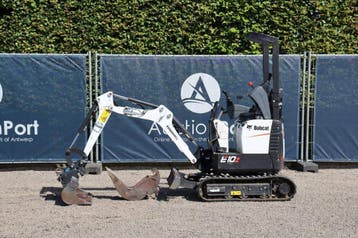 Veiling: Minigraver Bobcat E10Z Diesel 7.5kW 2020, Ophalen, Graafmachine