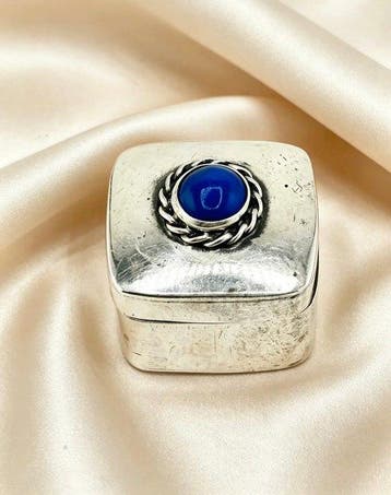 Doos - .925 zilver, Antiek en Kunst