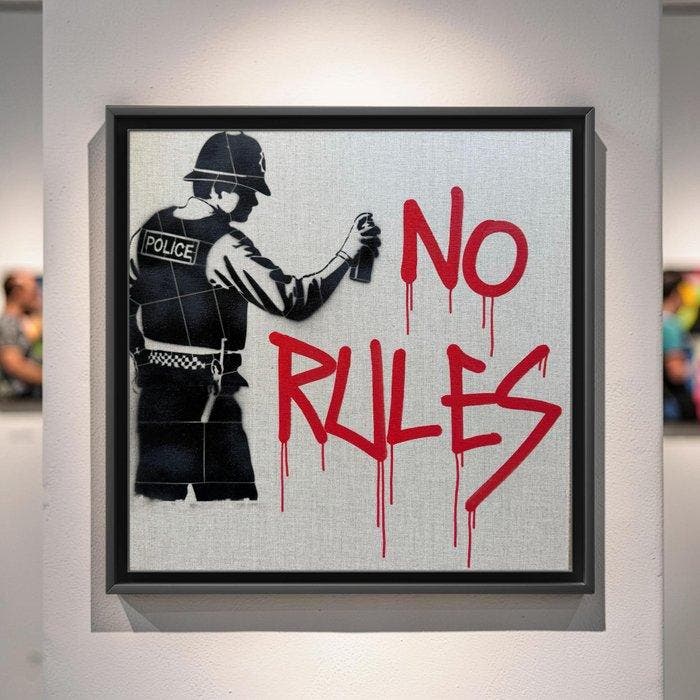 STRINK - NO RULES, Antiek en Kunst, Kunst | Schilderijen | Modern