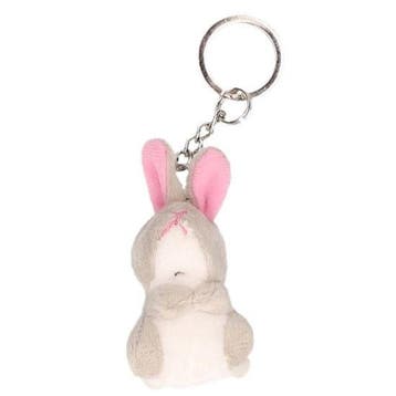 Nature Planet konijn/haas sleutelhanger - pluche - 6 cm, Verzenden, Nieuw