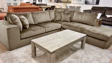 Hoekbank Loenen - hoekbanken - Beige, Nieuw, Stof