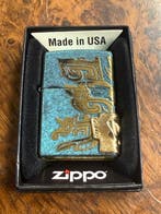 Zippo - Zippo Tiki Tribal Turquesa Oro - Aansteker -, Nieuw