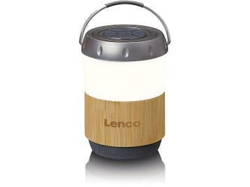 Lenco -   Bluetoothspeaker Met Lantaarn Bruin, Overige merken, Verzenden, Overige typen, Nieuw