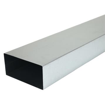 Rechthoekig (instort) kanaal 200 × 40 mm – staal - 1500 mm, Verzenden, Nieuw