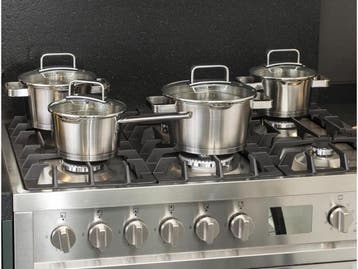 Sola - Pannenset - Kookpannen 4-delig - Zilver, Verzenden, Zo goed als nieuw