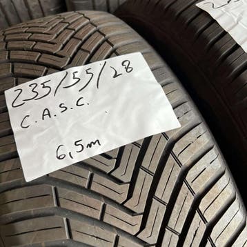 2 x Continental AllseasonContact 235-55-18 4 Seizoenbande..., Auto-onderdelen, Banden en Velgen, 18 inch, Gebruikt, Ophalen of Verzenden