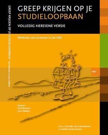 9789077333297 Greep krijgen op je studieloopbaan, Boeken, Verzenden, Zo goed als nieuw, Paul Bloemen