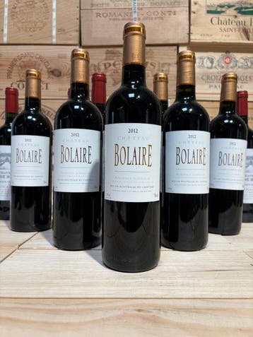 2012 Château Bolaire - Bordeaux - 12 Flessen (0.75 liter), Nieuw
