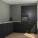 Zwarte keuken Portland 78742, Verzenden, Nieuw